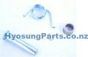 Hyosung GT250 GT250R GT650 GT650R Foot Peg Mount Hardware Front