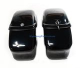 New Hard Trunk Saddlebags For Hyosung GV650 (Black)