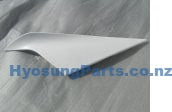 Hyosung Upper Fairing Left Infill White 2013 GT125R/GT250R/GT650R