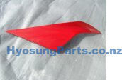 Hyosung Upper Fairing Right Infill Red 2013 GT125R GT250R GT650R