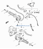 Hyosung EFI Clutch Bracket & Lever GT125 GT125R GT250 GT250R