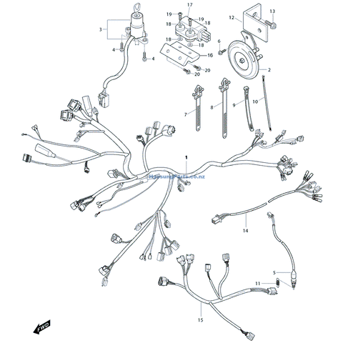 Hyosung GV650 Wiring Harness EFI